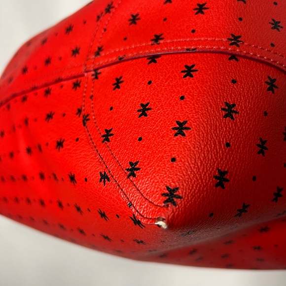 Coach Red Tote with Mickey Mouse Design - Picture 5 of 13